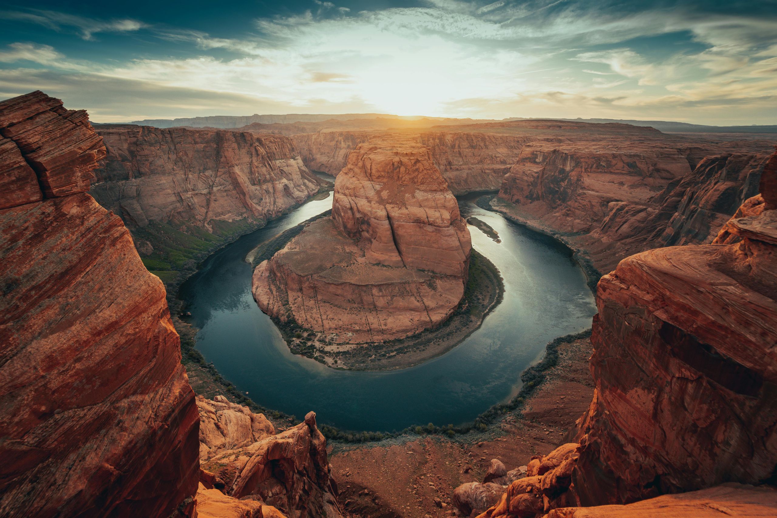 Grand Canyon: vast scale that exceeds human categories, producing awe
