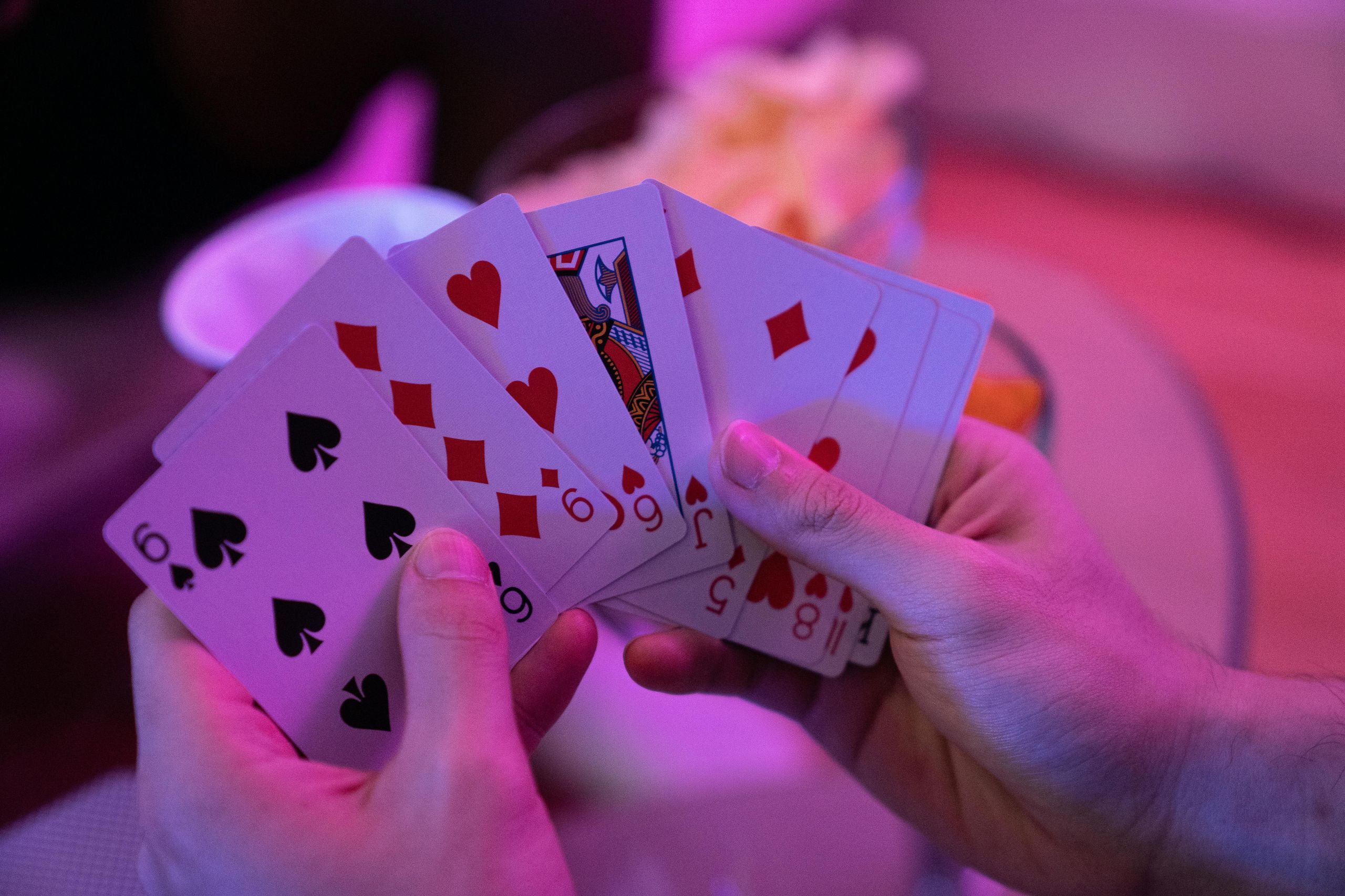 Cards · reading the room, holding position