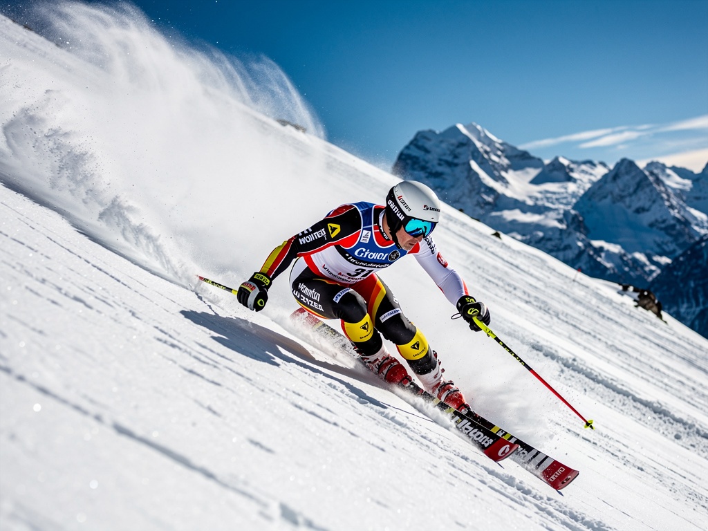 Downhill Skiing · speed and edge control on the mountain