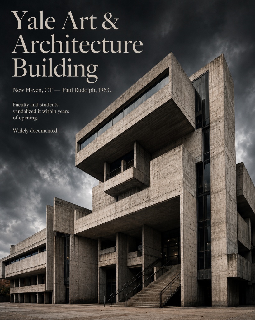 Yale Art and Architecture Building — Paul Rudolph, 1963